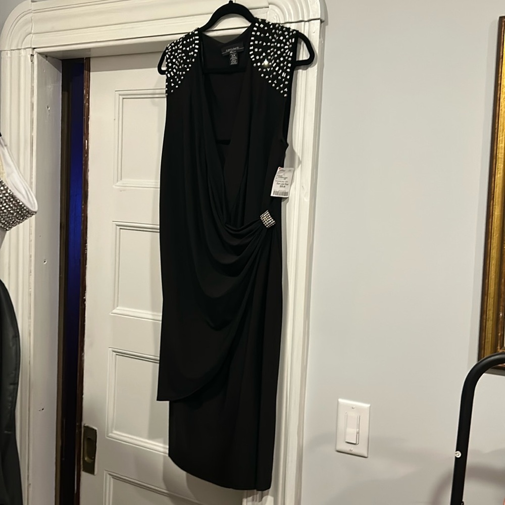 After 5 black dinner dress